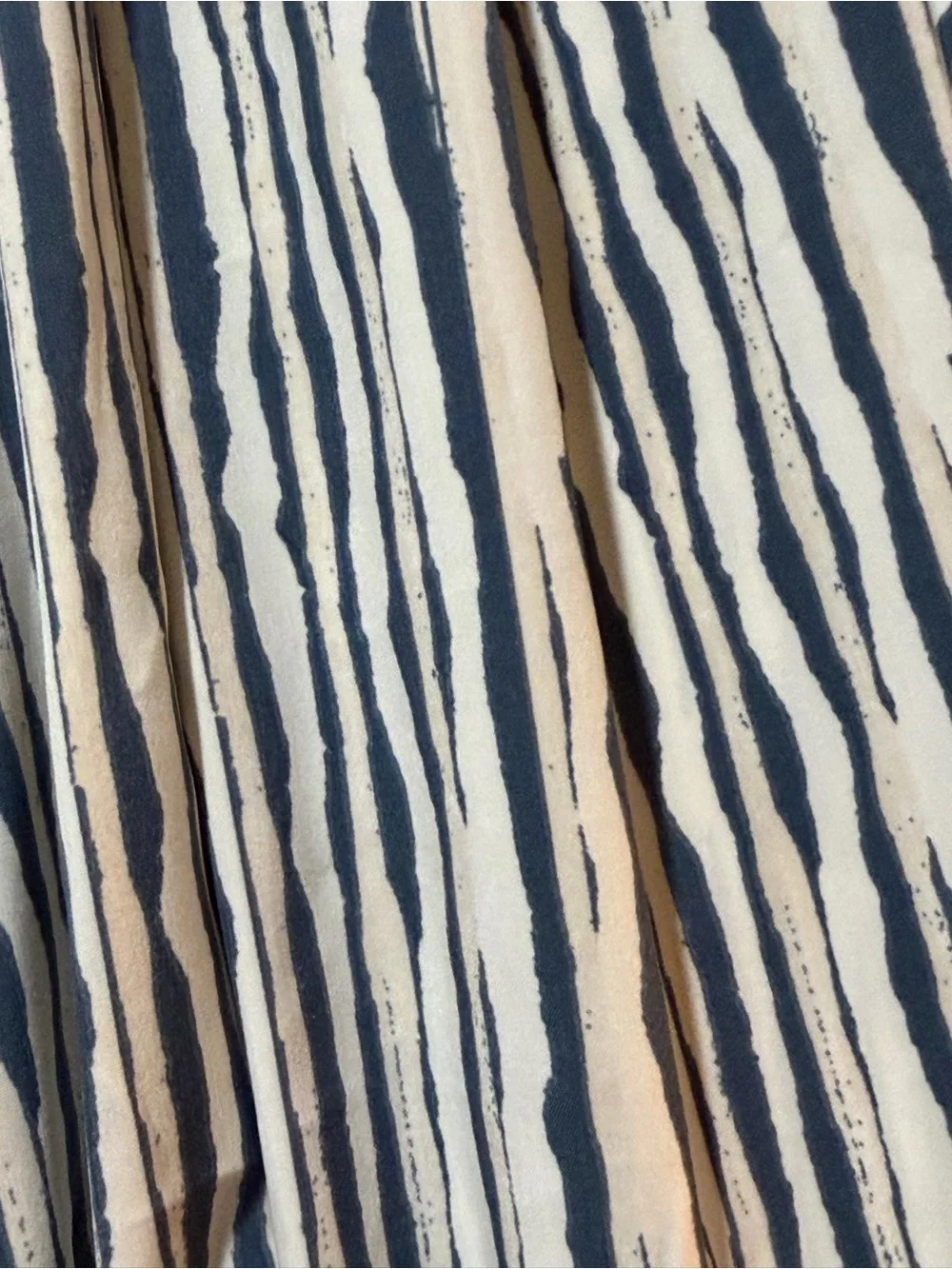 Calvin Klein Maxi Dress Size 10 Blue Stripe Wrap Waist Tie Coastal Chic Cottage - Picture 10 of 12